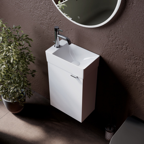 Тумба под раковину Sancos Mini MN35WL 35,5х20,5х50 настенная - фото 4